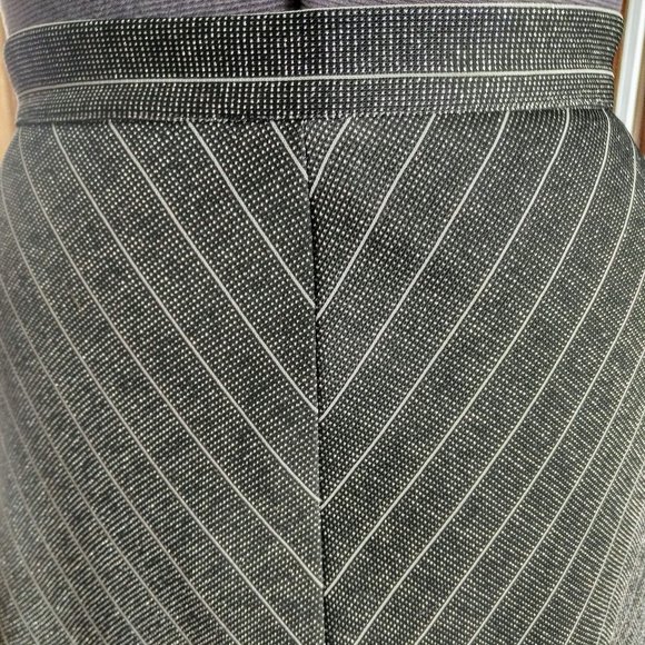 Vintage 70s Chevron Metallic Knit High Waist Maxi Skirt - Picture 6 of 7